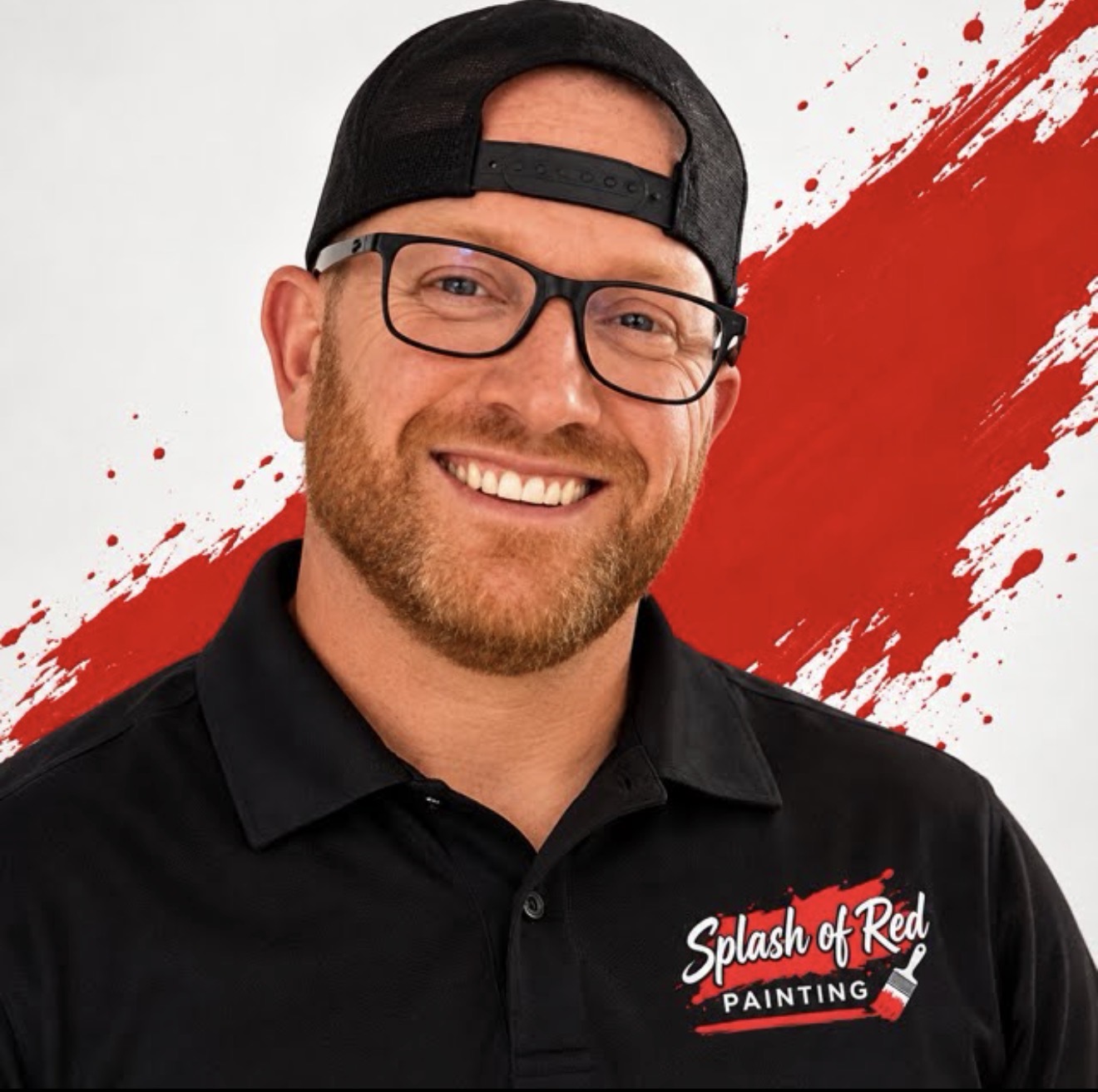 Jeff Neil, owner and painter at Splash of Red